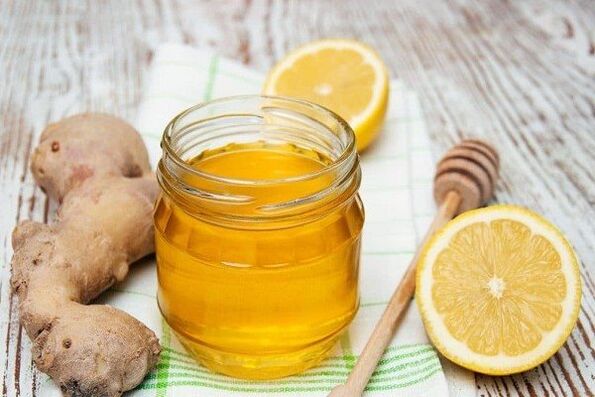 Імбир з лимоном і медом